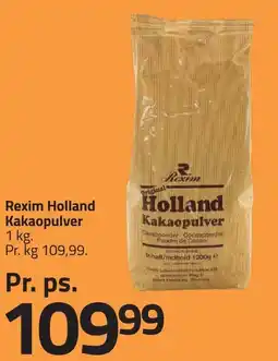 Fleggaard Rexim kakaopulver erbjuda