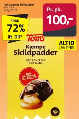 Fleggaard Toms kæmpe skildpadder erbjuda