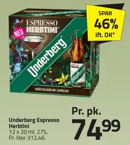 Fleggaard Underberg Espresso Herbtini erbjuda