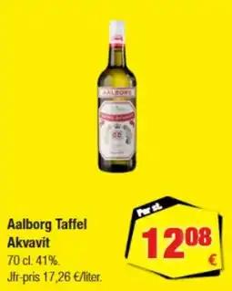 Calle Aalborg Taffel Akvavit erbjuda