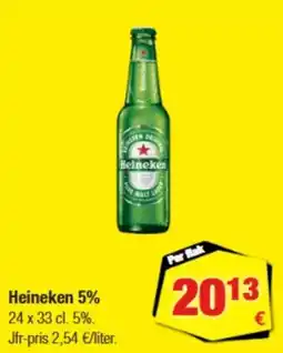 Calle Heineken 5% erbjuda