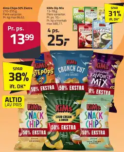 Fleggaard Kims Chips 50% Ekstra erbjuda