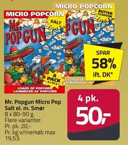 Fleggaard Mr. Popgun Micro Pop Salt erbjuda