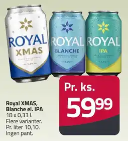 Fleggaard Royal XMAS, Blanche el. IPA erbjuda