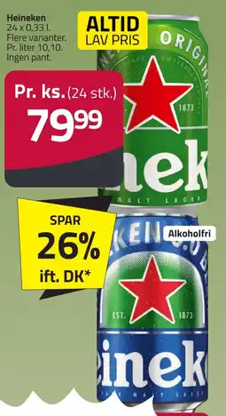 Fleggaard Heineken erbjuda