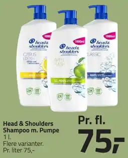 Fleggaard Head & Shoulders Shampoo m. Pumpe erbjuda