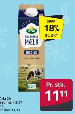 Fleggaard Arla mælk erbjuda