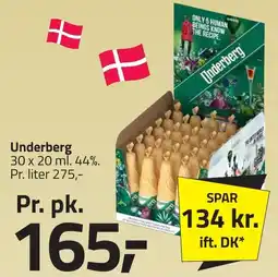 Fleggaard Underberg erbjuda