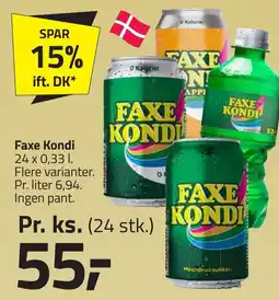 Fleggaard Faxe Kondi erbjuda