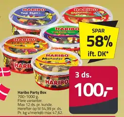 Fleggaard Haribo Party Box erbjuda
