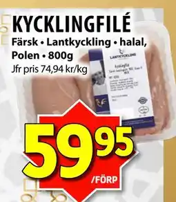 Matvärlden Tensta KYCKLINGFILÉ erbjuda