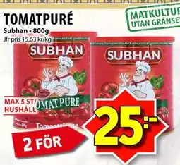 Matvärlden Tensta TOMATPURÉ erbjuda