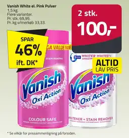 Fleggaard Vanish White el. Pink Pulver erbjuda