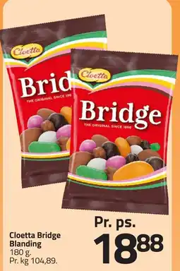 Fleggaard Cloetta Bridge Blanding erbjuda