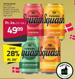Fleggaard Tuborg Squash erbjuda