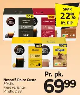 Fleggaard Nescafé Dolce Gusto erbjuda