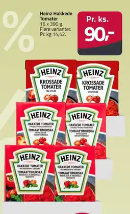 Fleggaard Heinz hakkede tomater erbjuda
