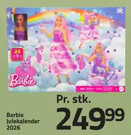 Fleggaard Barbie Julekalender 2026 erbjuda
