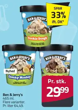 Fleggaard Ben & Jerry's erbjuda