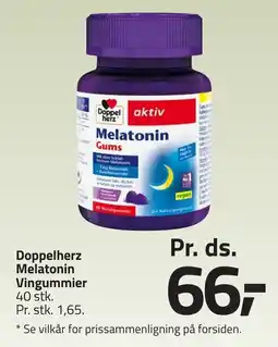 Fleggaard Doppelherz Melatonin Vingummier erbjuda