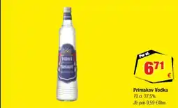 Calle Primakov Vodka erbjuda