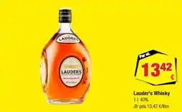 Calle Lauder's Whisky erbjuda
