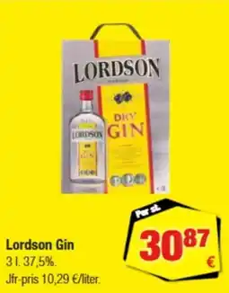 Calle Lordson Gin erbjuda