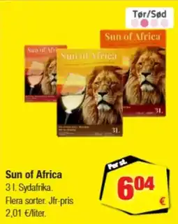 Calle Sun of Africa erbjuda