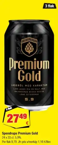 Calle Spendrups Premium Gold erbjuda