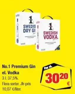Calle No.1 Premium Gin el. Vodka erbjuda