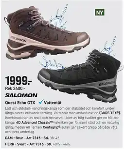 Engelsons Salomon Quest Echo GTX erbjuda