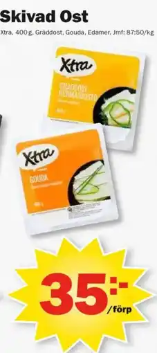 Pekås Xtra skivad ost erbjuda