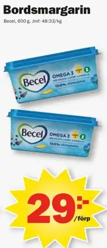 Pekås Becel bordsmargarin erbjuda