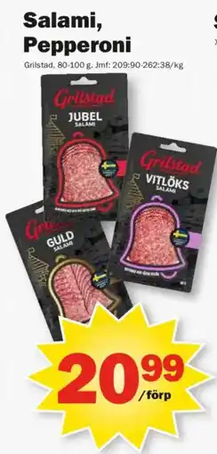 Pekås Grilstad salami erbjuda
