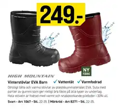 Engelsons High mountain vinterstövlar eva barn erbjuda