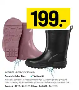 Engelsons High Mountain Gummistövlar Barn erbjuda