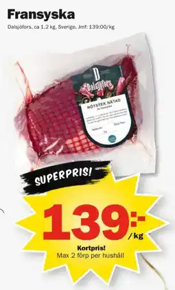 Pekås Dalsjöfors Fransyska erbjuda