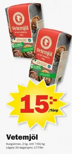 Pekås Kungsörnen vetemjöl erbjuda