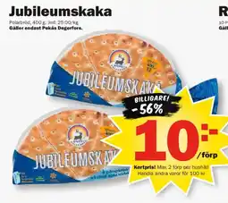 Pekås Polarbröd jubileumskaka erbjuda