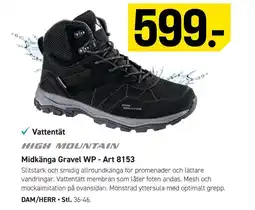Engelsons High mountain midkänga gravel wp erbjuda