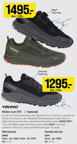 Engelsons Viking motion low gtx erbjuda