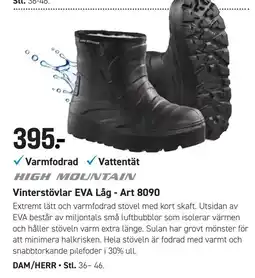 Engelsons High Mountain Vinterstövlar EVA Låg erbjuda