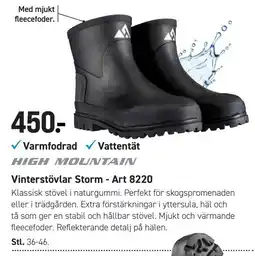 Engelsons High Mountain Vinterstövlar Storm erbjuda
