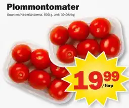 Pekås Plommontomater erbjuda