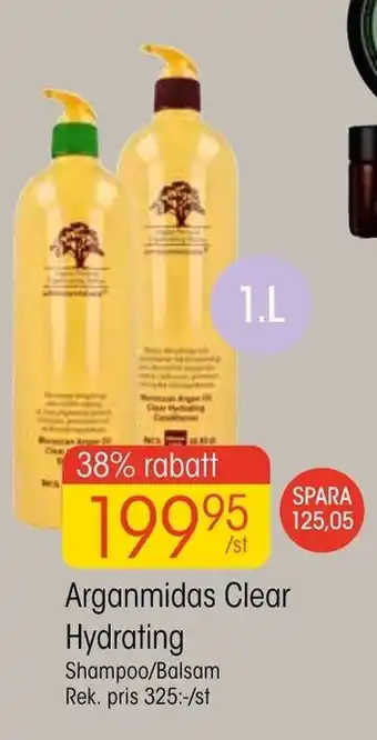 EKO Arganmidas Clear Hydrating Shampoo/Balsam erbjuda