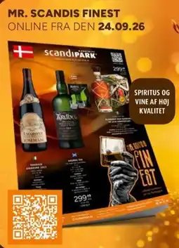 Scandinavian Park Scandipark spiritus og vine af høj kvalitet erbjuda