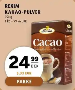 Scandinavian Park Rexim kakao-pulver erbjuda
