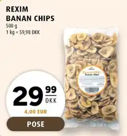 Scandinavian Park Rexim banana chips erbjuda