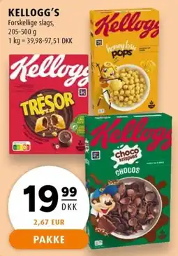 Scandinavian Park Kellogg's Forskellige slags erbjuda