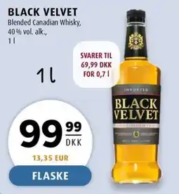 Scandinavian Park Black Velvet Blended Canadian Whisky erbjuda